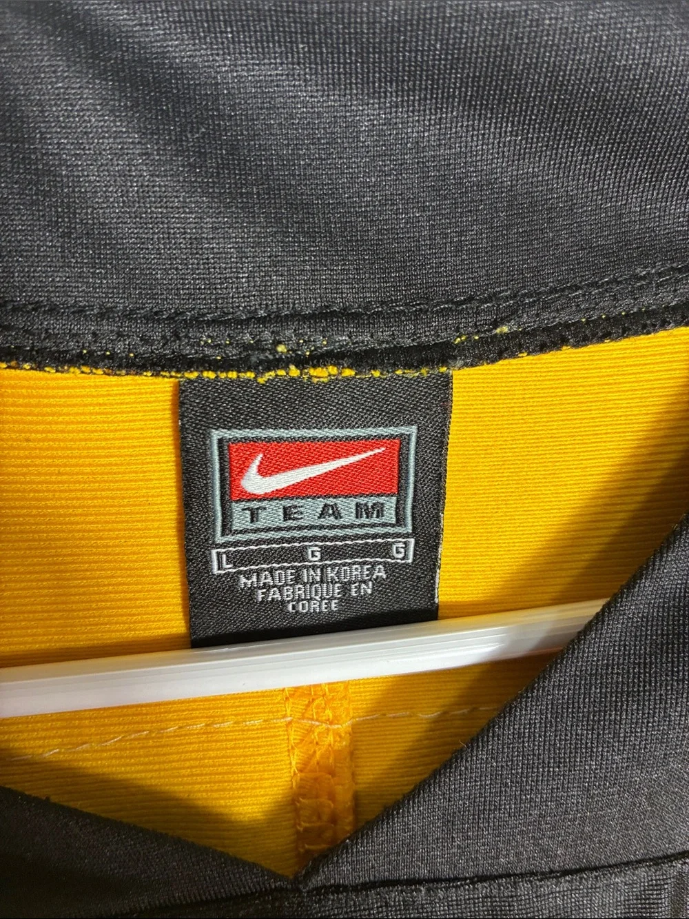Nike Iowa Hawkeye AJ Epenesa Yellow & Black #94 Football Jersey Youth Large